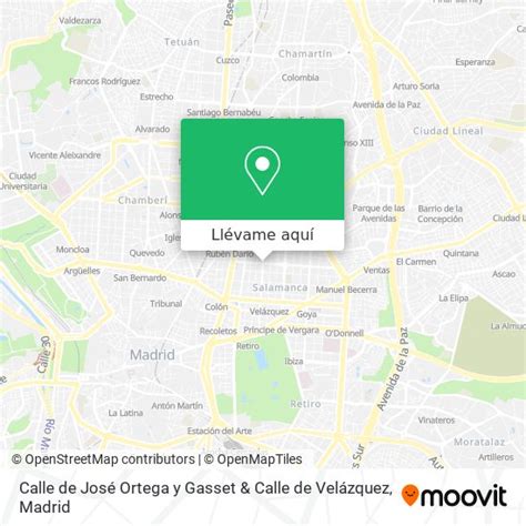 ¿Cómo llegar a Calle De José Ortega Y Gasset, .